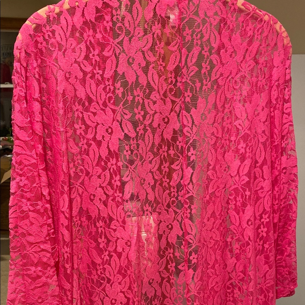 FINAL DROP NWOT LulaRoe lace cardigan - Picture 3 of 6